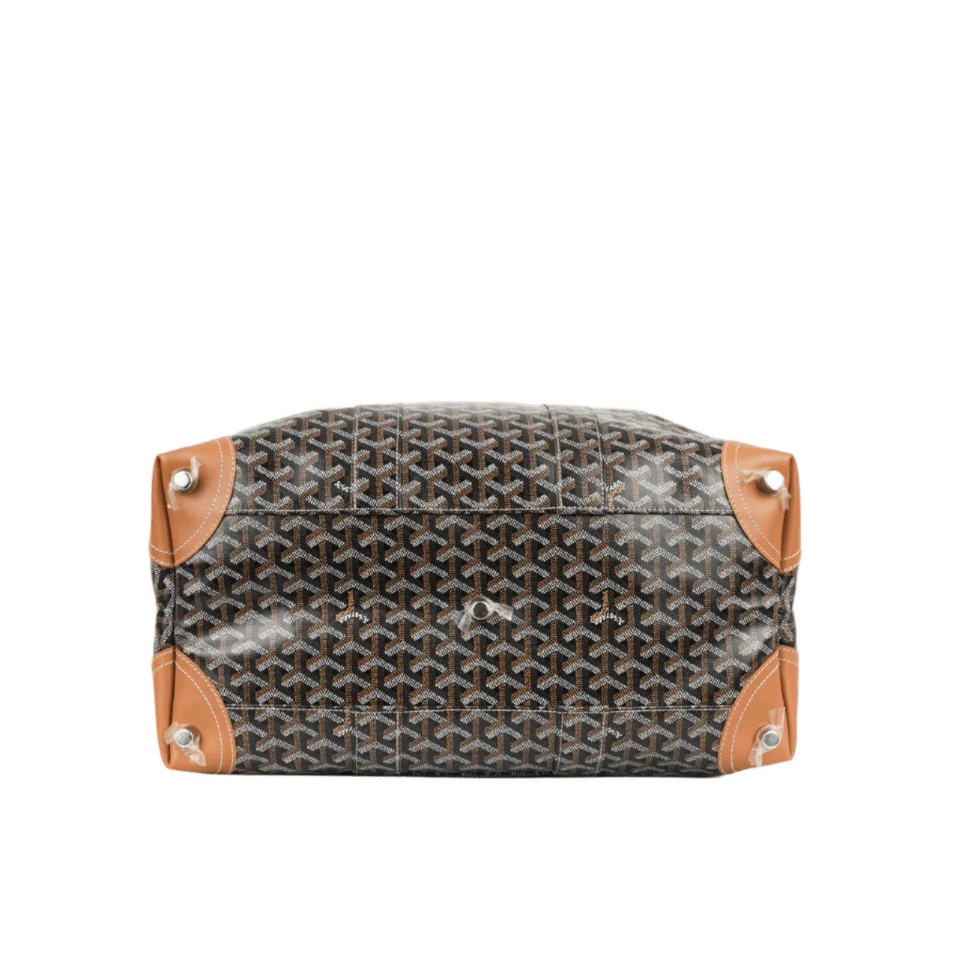 Goyard Bowling 45 Bag Black Tan