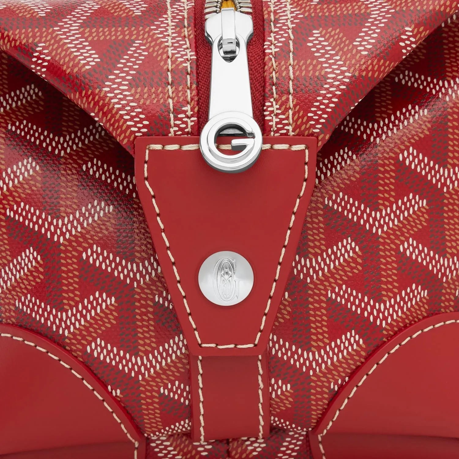 Goyard Bowling 25 Toiletry Bag Red