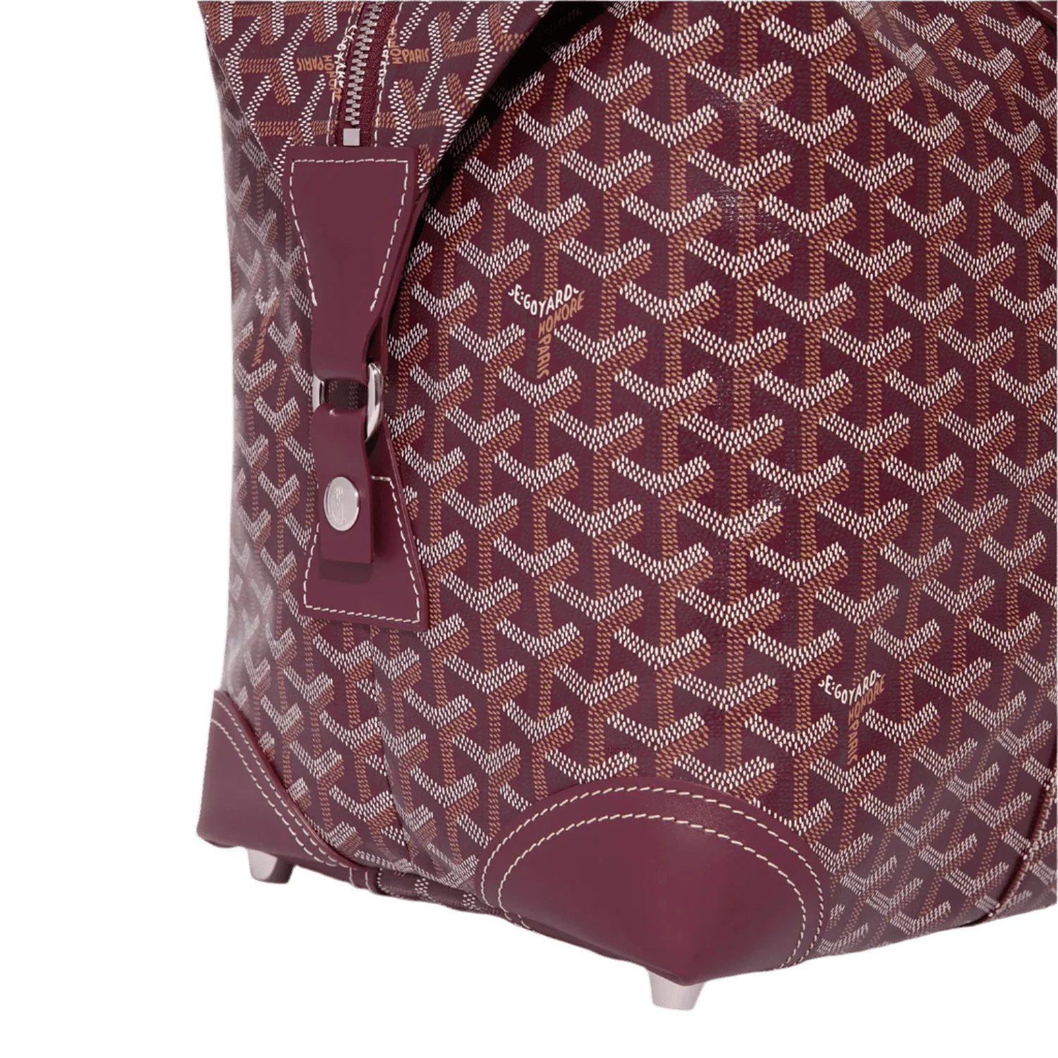 Goyard Bowling 45 Bag Burgundy