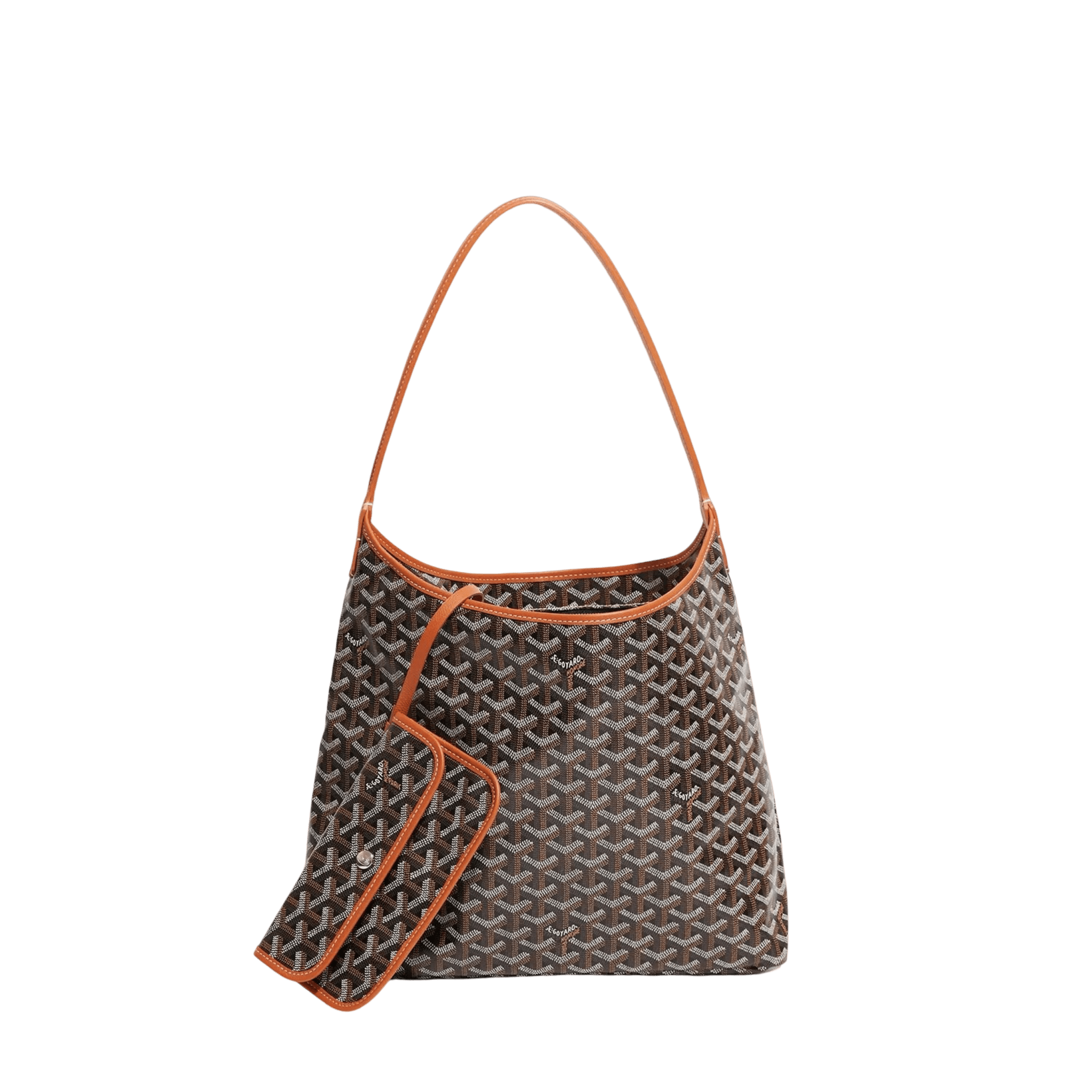 Goyard Boheme Hobo Bag Black Tan