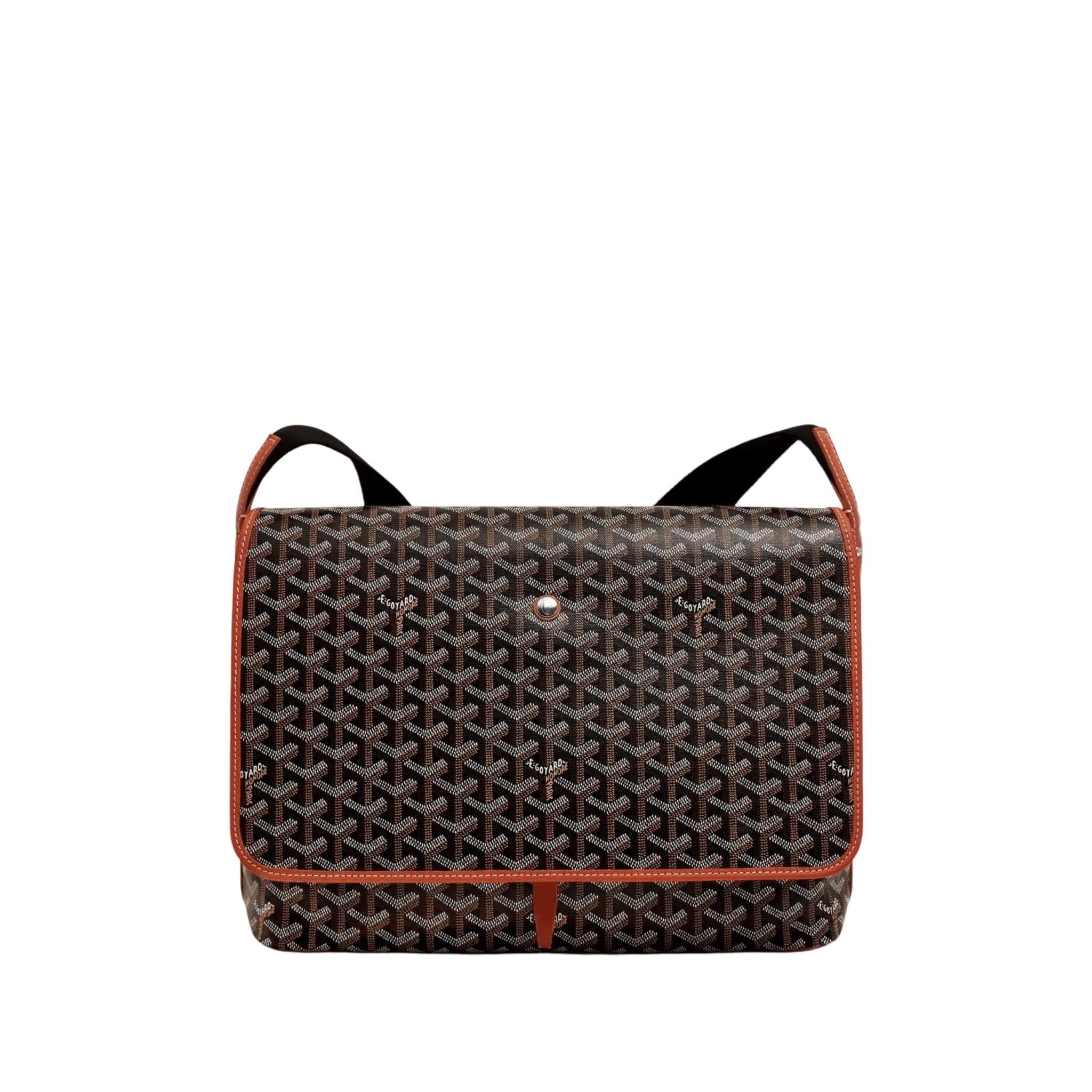Goyard Capetien MM Messenger Bag Black Tan