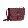 Goyard Goyardine Belvedere II Burgundy MM Messenger Bag