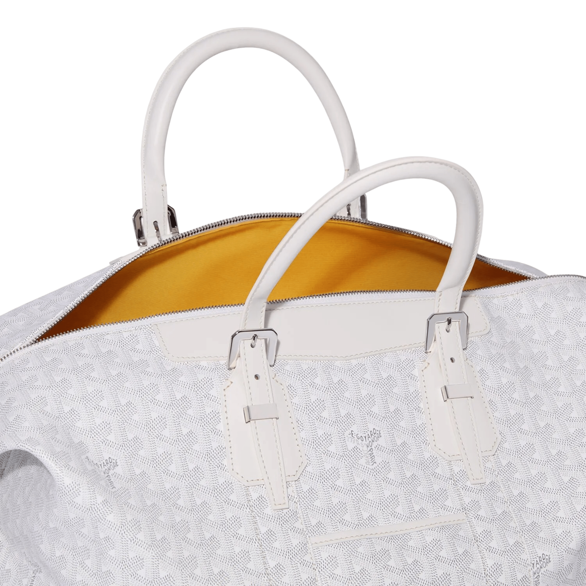 Goyard Bowling 45 Bag White
