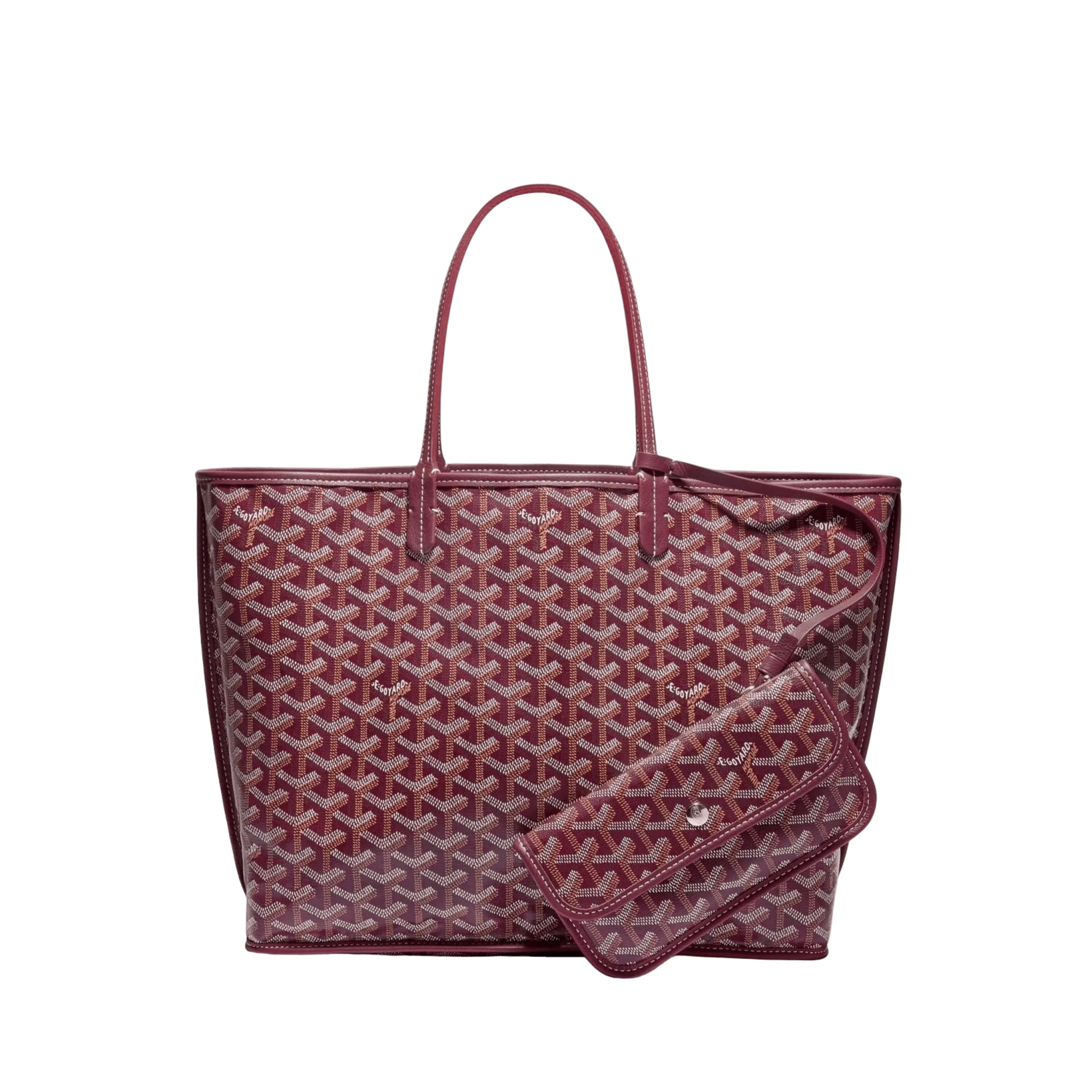 Goyard Anjou PM Bag Burgundy