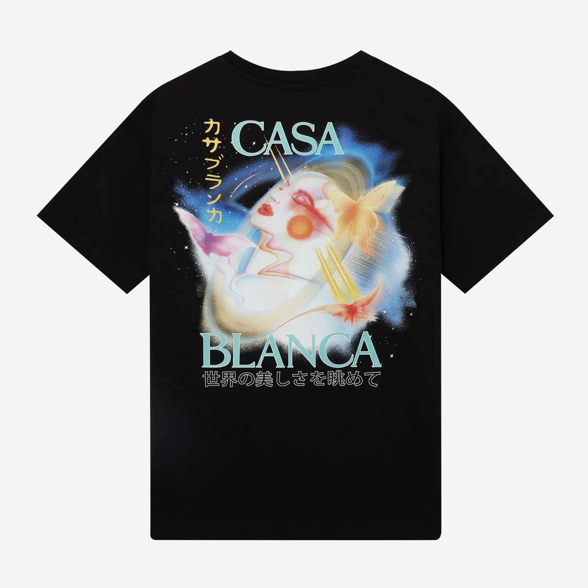 Casablanca Galactic Connection Oversize T-Shirt in Black - Castel Clothing