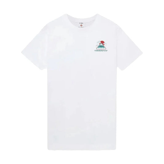 Casablanca Montagne Ondulee T-Shirt in White - Castel Clothing