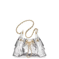 Chanel 25 Mini Handbag Metallic Calfskin & Gold Metal Silvery - Castel Clothing