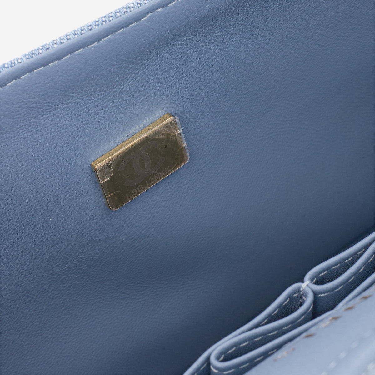 Chanel Chanel Medium Classic Flap in Light Denim Tromp L'oeil - Castel Clothing
