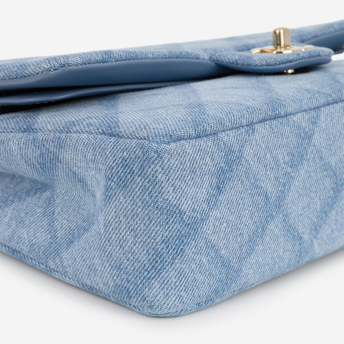 Chanel Chanel Medium Classic Flap in Light Denim Tromp L'oeil - Castel Clothing