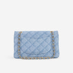 Chanel Chanel Medium Classic Flap in Light Denim Tromp L'oeil - Castel Clothing