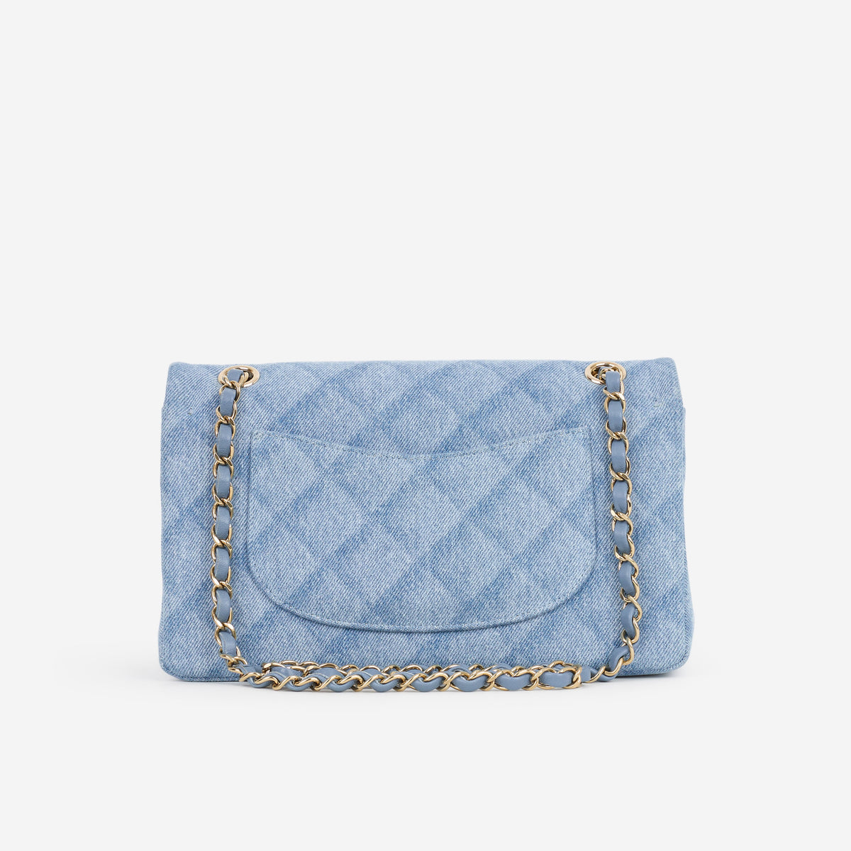 Chanel Chanel Medium Classic Flap in Light Denim Tromp L'oeil - Castel Clothing