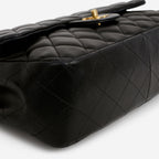Chanel Chanel Single Flap Jumbo in Black Lambskin - Castel Clothing
