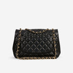 Chanel Chanel Single Flap Jumbo in Black Lambskin - Castel Clothing