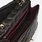 Chanel Chanel Single Flap Jumbo in Black Lambskin - Castel Clothing