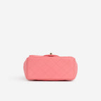 Chanel Chanel Mini Square Classic Flap in Pink Lambskin - Castel Clothing
