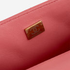 Chanel Chanel Mini Square Classic Flap in Pink Lambskin - Castel Clothing