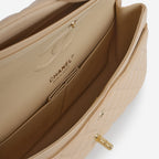 Chanel Chanel Medium Classic Flap in Beige Lambskin - Castel Clothing