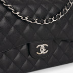 Chanel Chanel Jumbo Classic Flap in Black Caviar - Castel Clothing