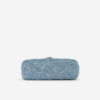Chanel Chanel Camellia Sweetheart Crush Flap in Blue Denim - Castel Clothing