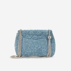 Chanel Chanel Camellia Sweetheart Crush Flap in Blue Denim - Castel Clothing