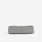 Chanel Chanel Medium Classic Flap in Grey Caviar - Castel Clothing