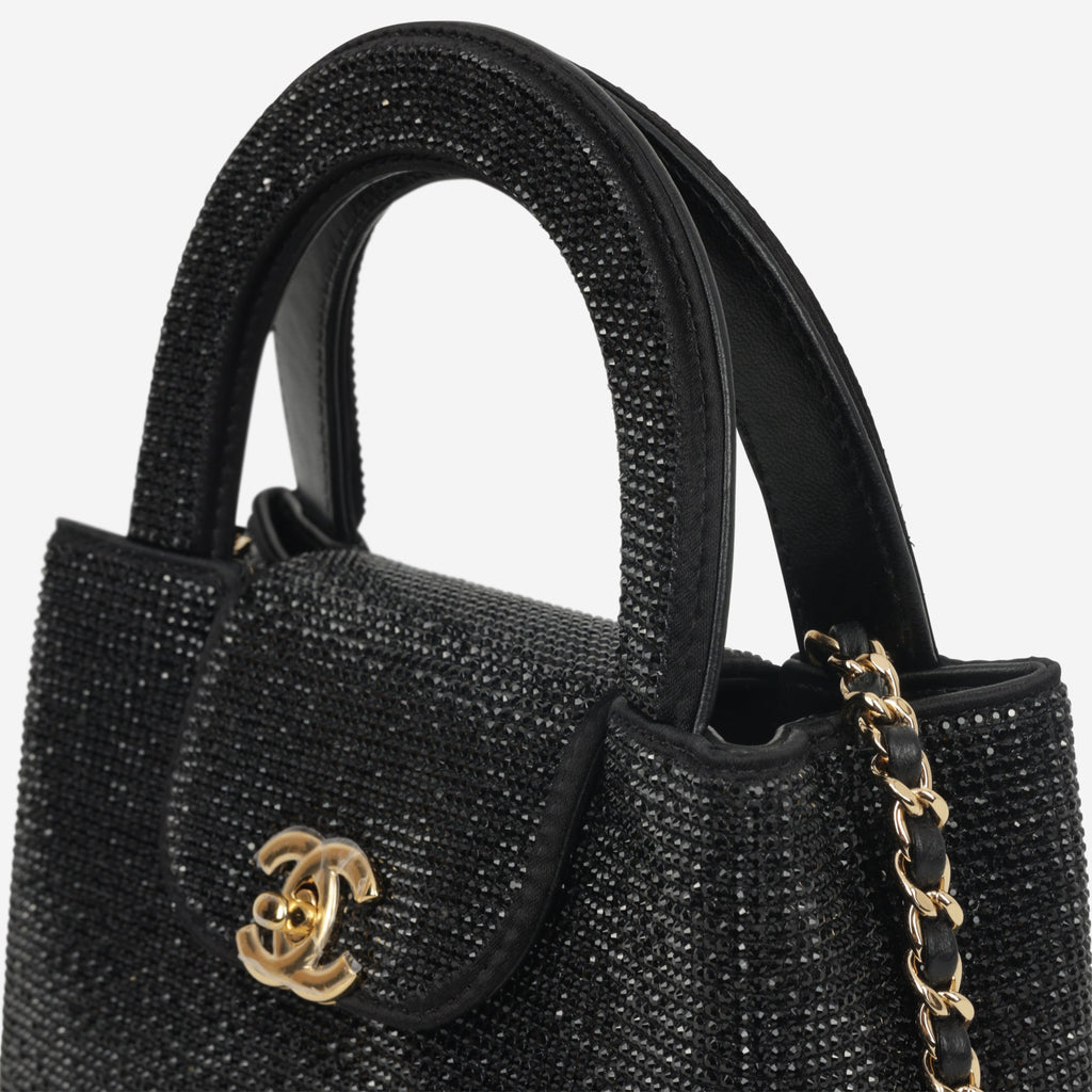 Chanel Chanel FW26 Small Kelly Re-Edition in Black Strass - Castel Clothing