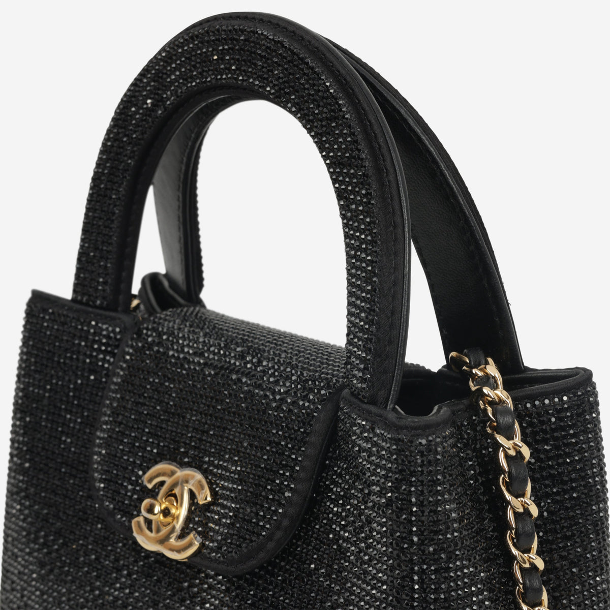 Chanel Chanel FW26 Small Kelly Re-Edition in Black Strass - Castel Clothing