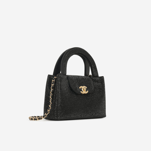 Chanel Chanel FW26 Small Kelly Re-Edition in Black Strass - Castel Clothing