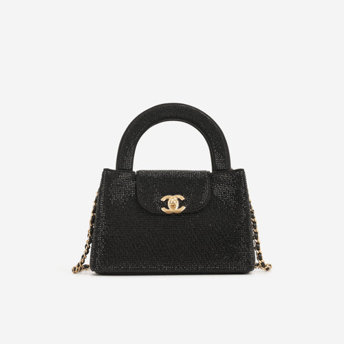 Chanel Chanel FW26 Small Kelly Re-Edition in Black Strass - Castel Clothing