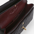 Chanel Chanel Small Classic Flap in Black Lambskin - Castel Clothing