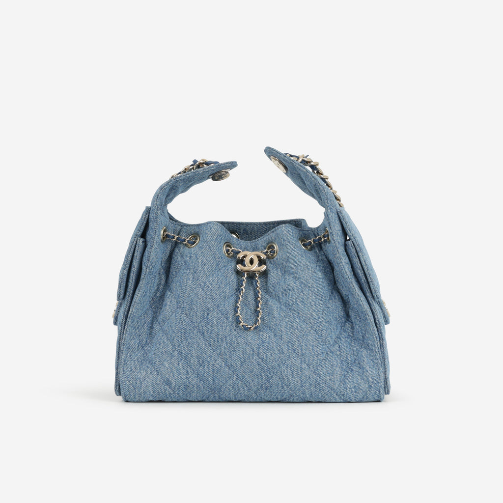 Chanel Chanel Small 25 Hobo in Blue Denim - Castel Clothing