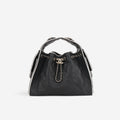 Chanel Chanel SS26 Small 25 Hobo in Black / White Calfskin - Castel Clothing