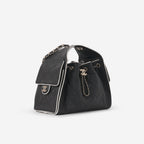 Chanel Chanel SS26 Small 25 Hobo in Black / White Calfskin - Castel Clothing