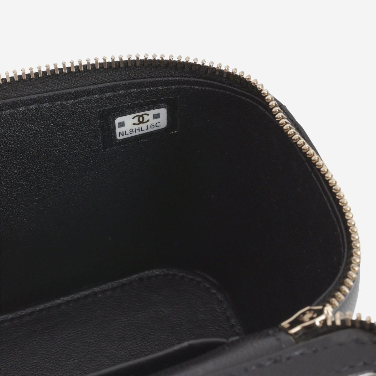 Chanel Chanel Small Metal Top Handle Vanity in Black Lambskin - Castel Clothing