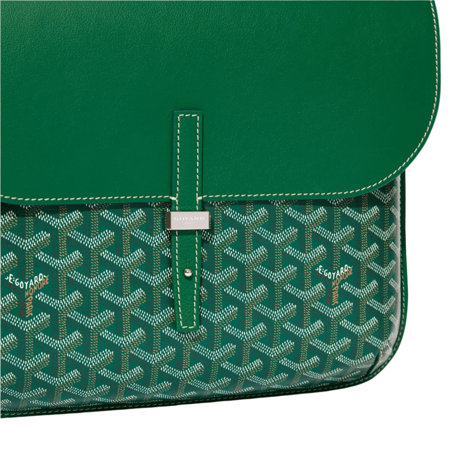 Goyard Coursier Messenger Bag Green