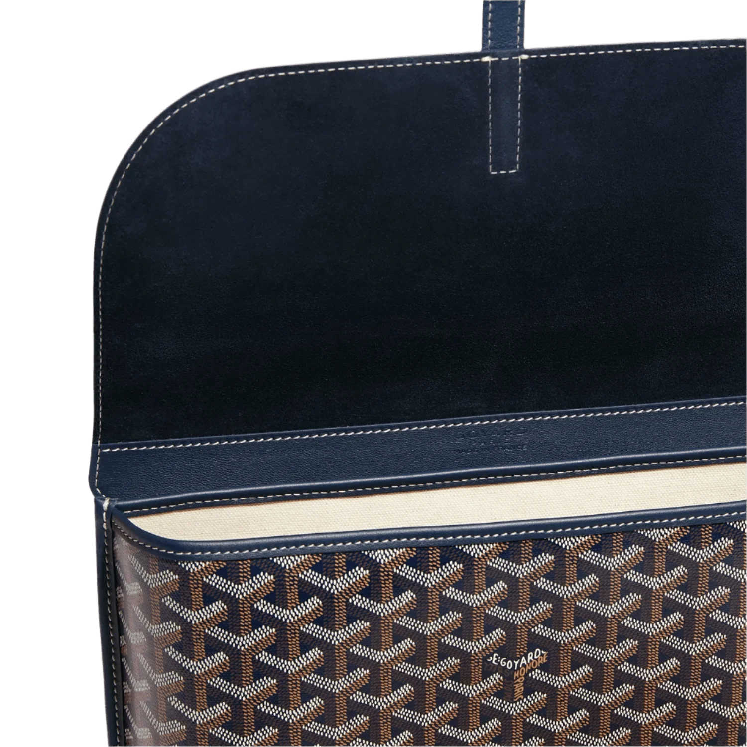 Goyard Coursier Messenger Bag Navy Blue