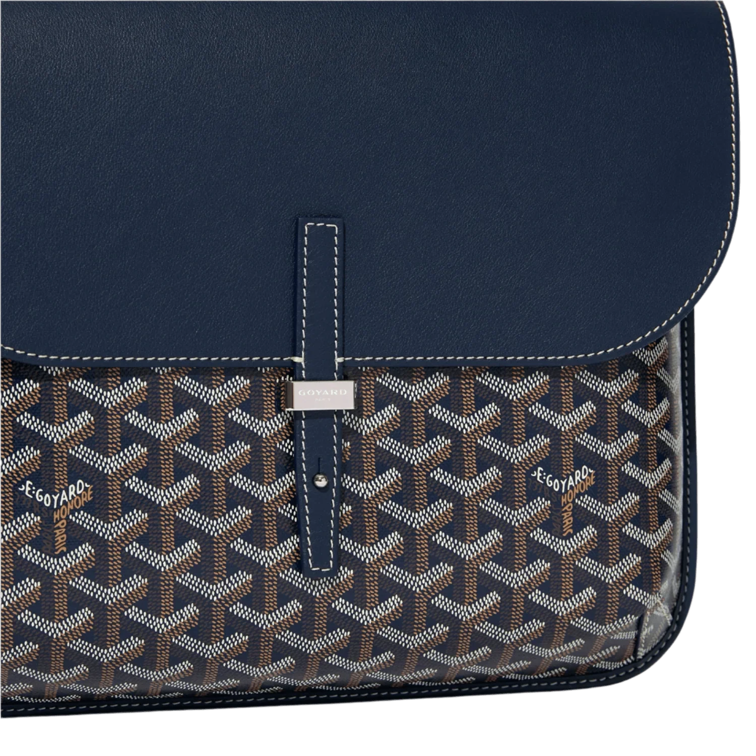 Goyard Coursier Messenger Bag Navy Blue