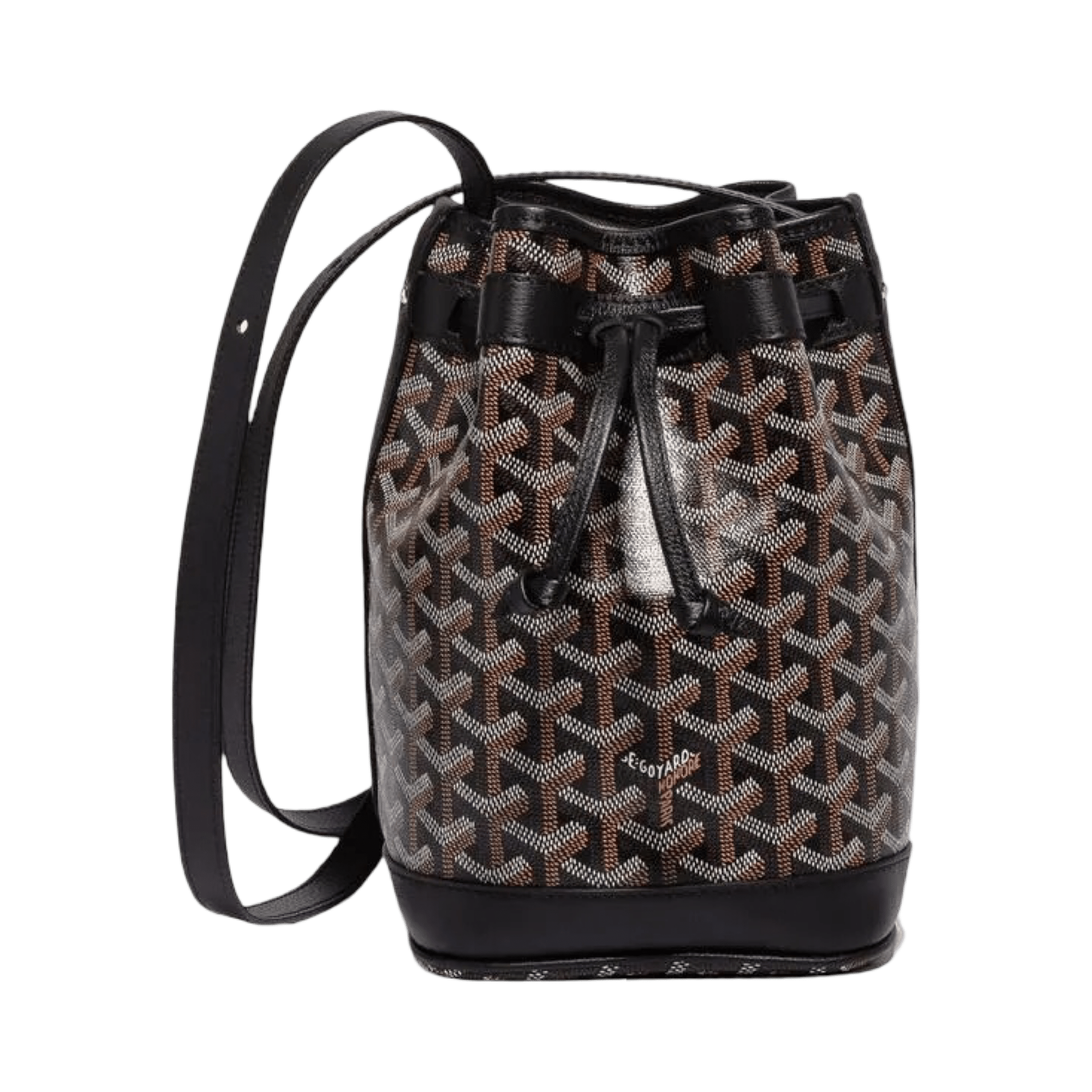 Goyard Petit Flot Bucket Bag Black