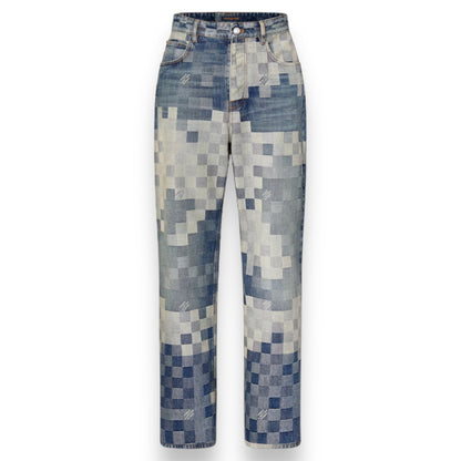 LV Damier Denim Skate Trousers