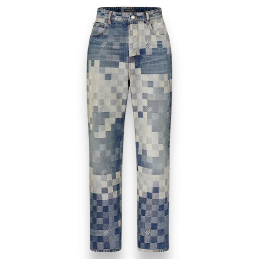 LV Damier Denim Skate Trousers