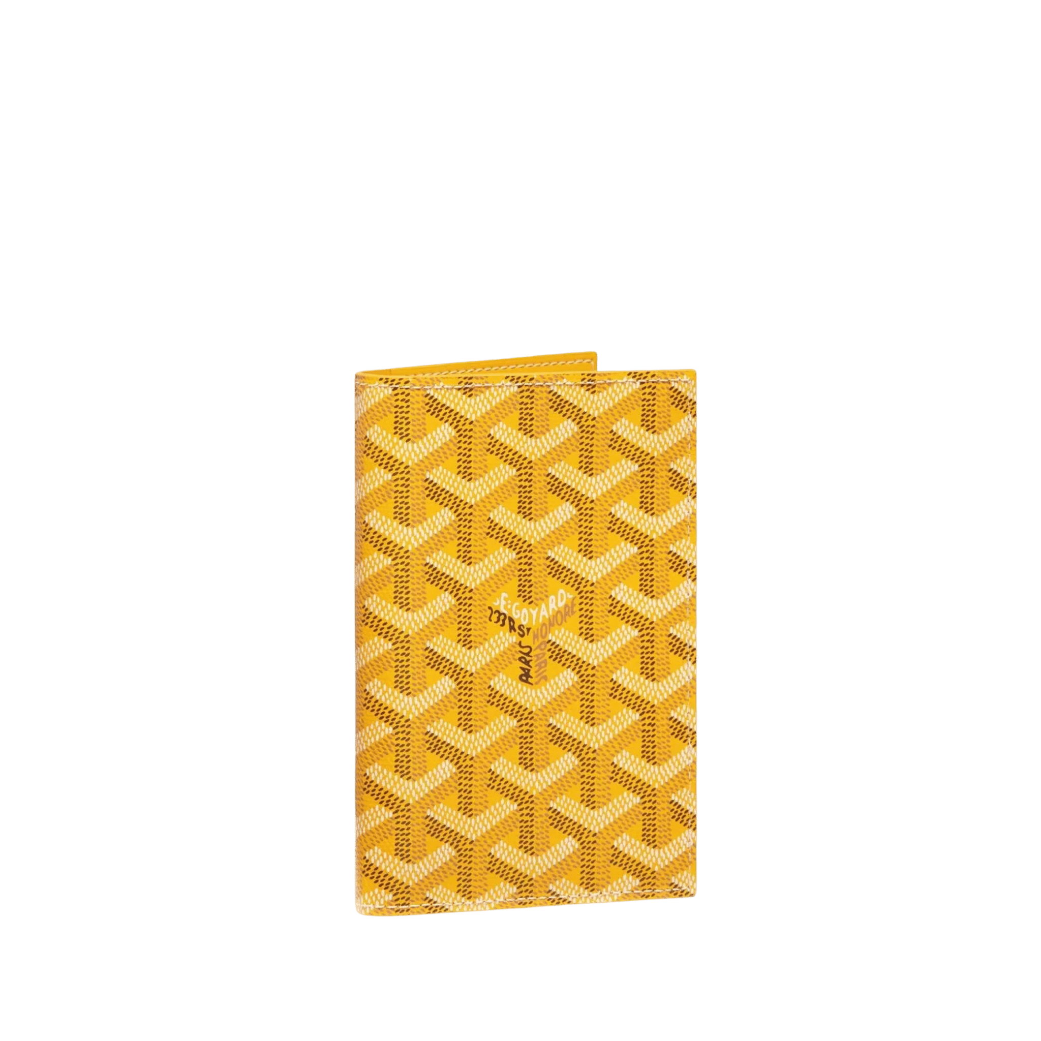 Goyard Grenelle Passport Cover Yellow