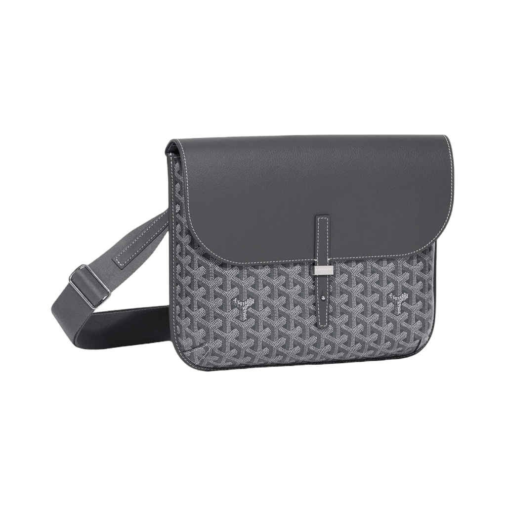 Goyard Coursier Messenger Bag Grey