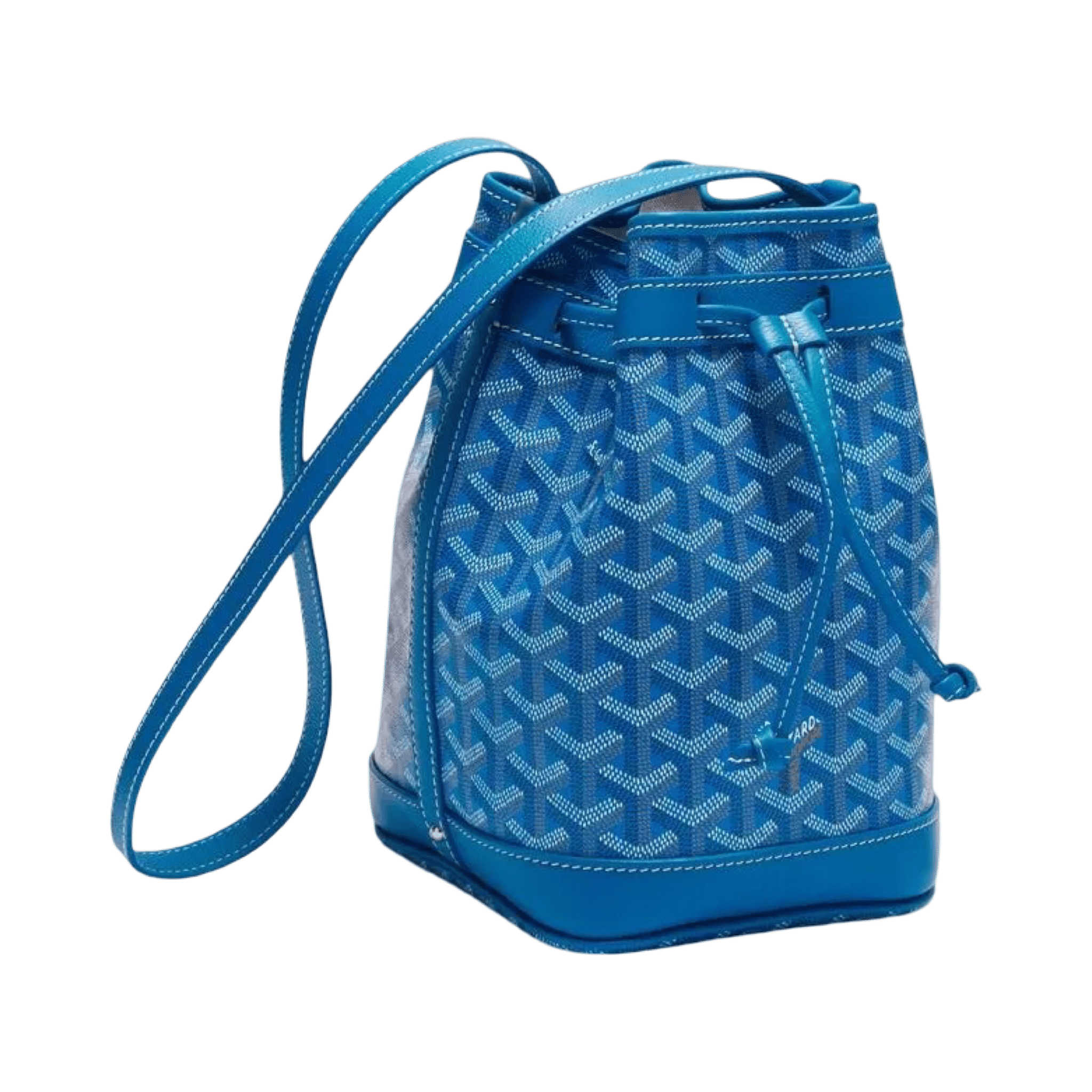 Goyard Petit Flot Bucket Bag Blue