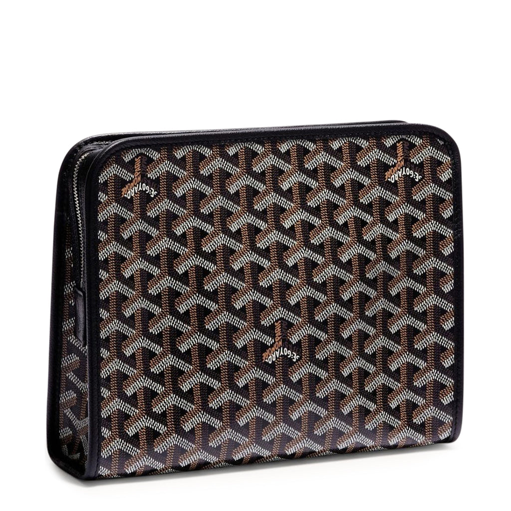 Image of Goyard Jouvence MM Black/Tan Washbag