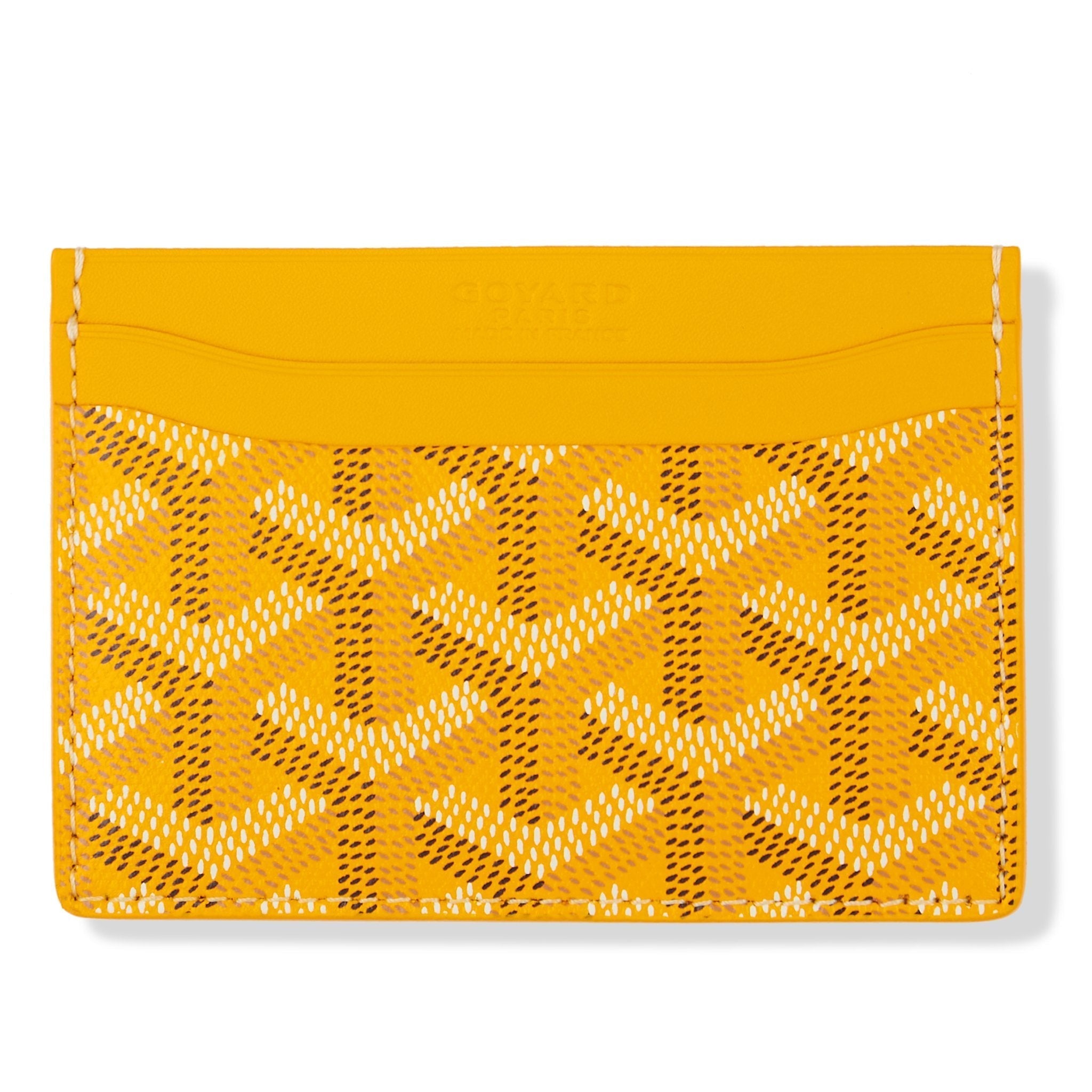 Image of Goyard Saint Sulpice Yellow Card Holder