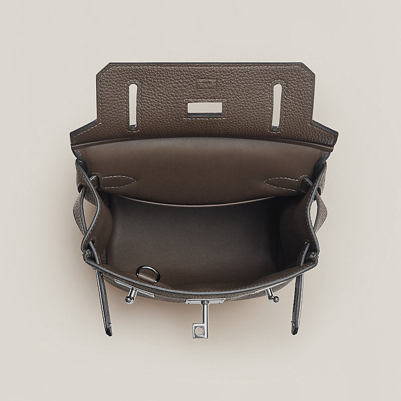 Hermès Hac à Dos PM Backpack Gris Étain Togo in Gris Étain - Castel Clothing