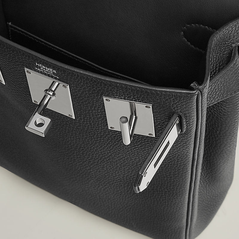Hermès Hac à Dos PM Backpack Plomb Togo in Plomb - Castel Clothing