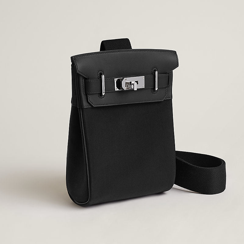 Hermès Hac à Dos PM Backpack Noir Woolycot & Swift in Noir - Castel Clothing