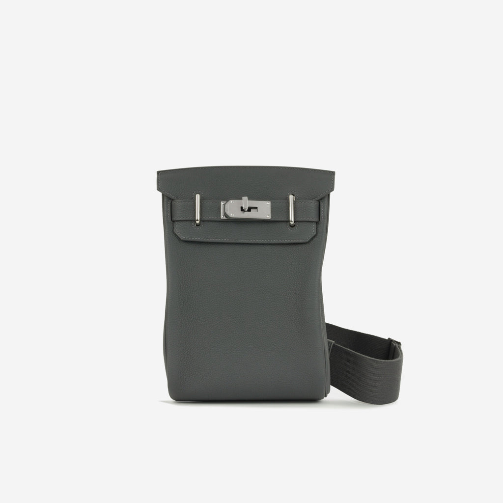 Hermès Hac à Dos PM Backpack Ardoise Togo (Pre-Loved) in Ardoise - Castel Clothing
