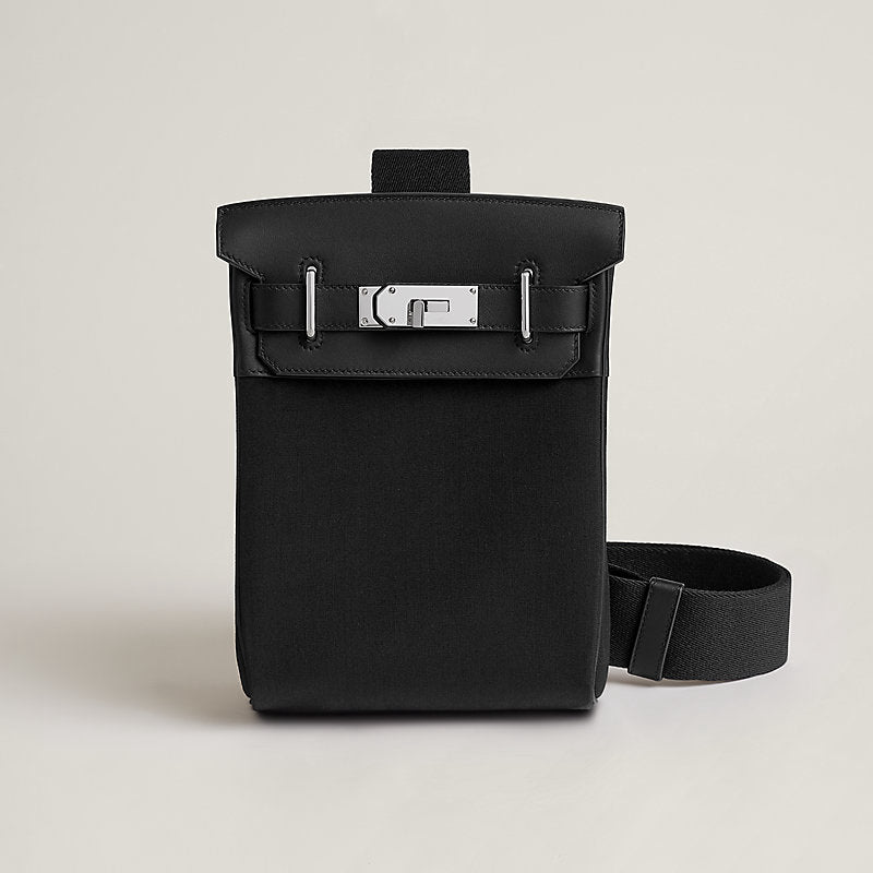 Hermès Hac à Dos PM Backpack Noir Woolycot & Swift in Noir - Castel Clothing